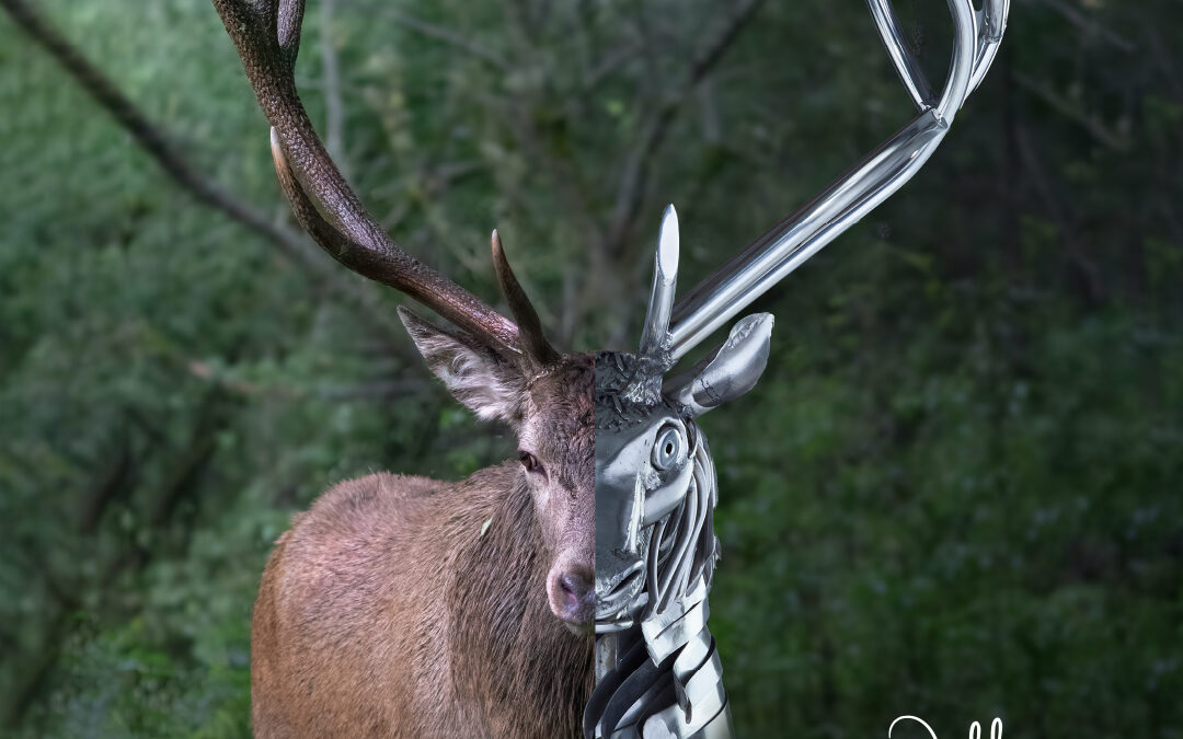 Sustainable Sculpture: A case study in creating the Stag